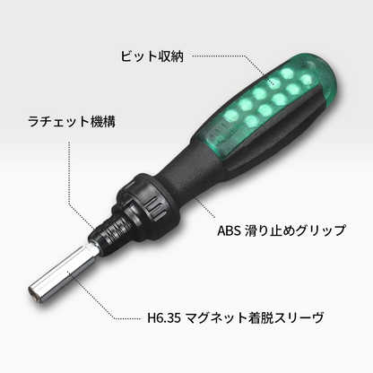 ラチェットドライバービットセット｜DIY工具はこれ1本でOK！